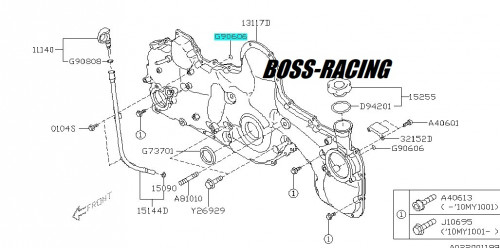 SUBARU JOINT TORIQUE G90606 DU CARTER DE DISTRIBUTION IMPREZA EE20 2008-2011