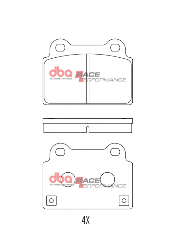 DBA RACE Kit Plaquette Frein Arrière MITSUBISHI LANCER EVOLUTION 10