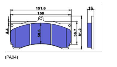 D2 RACING Kit Plaquette Frein Avant Pour Étriers Kit Gros Frein 6 et 8 Pistons